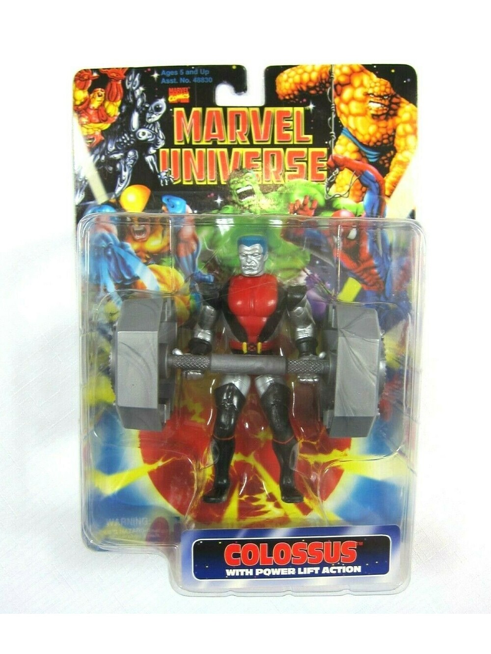 Vintage 1997 Marvel Universe Colossus w/ Power Lift Action Figure Toy Biz NEW